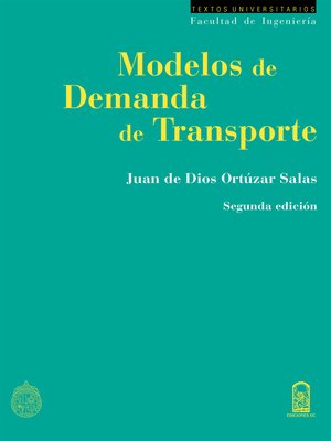cover image of Modelos de demanda de transporte